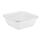 Таз квадратный 17л Белый